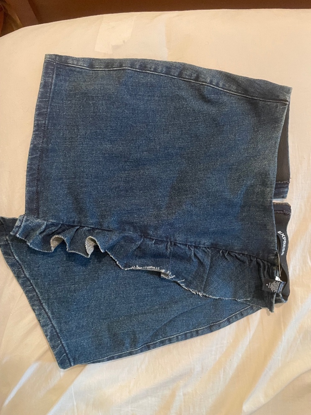 Express Denim Mini Skirt Size 4